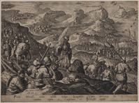 TvB G 0909
<br/>
Geschiedenis Medici: de inname van Portus Herculis
<br/>
<em>Galle, Philips (1537-1612)</em>